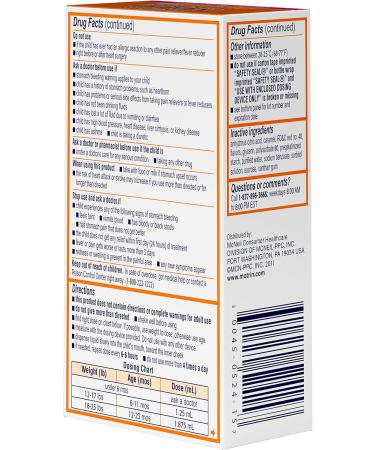 Infants' Motrin Concentrated Drops 0.5 oz, Berry Flavored | Fever Reducer with Ibuprofen - Pack of 1 - Buy Online on GoSupps.com