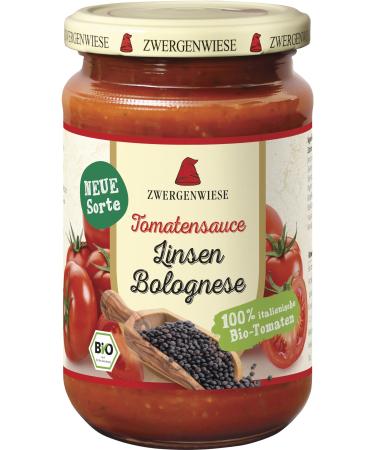 Zwergenwiese Organic Tomato Sauce Lentil Bolognese (6 x 340 ml)