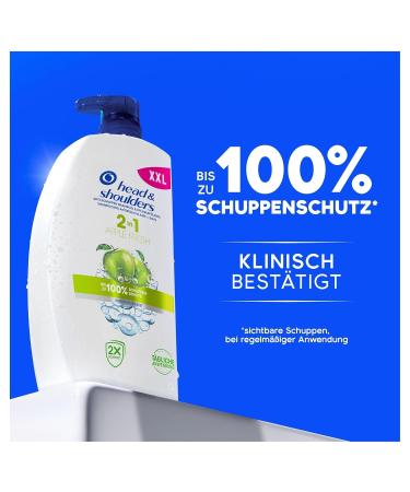Head & Shoulders Apple Fresh 2in1 Anti-Dandruff Shampoo 800ml - Up to 100% Dandruff Protection Clinically Tested for All Hair Types Daily Freshness International Shipping Available - Buy Online on GoSupps.com
