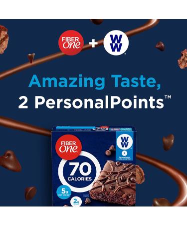 Fiber One 70 Calorie Chocolate Fudge Brownies Snack Bars - 6 ct Pack - Buy Online on GoSupps.com