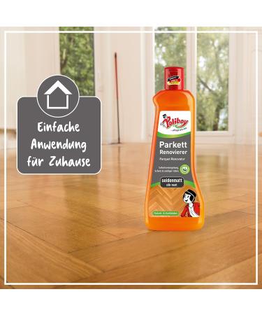 Poliboy Parquet Renovator Seidenmatt 500ml - Floor Cleaner for Wooden & Cork Floors | Made in Germany - Ideal for Stressed Floors - Buy Online on GoSupps.com
