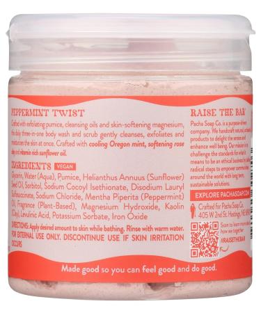 PACHA SOAP Peppermint Twist Whipped Soap 8 OZ - Refreshing and Nourishing Body Wash - Buy Online on GoSupps.com