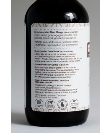 Lactation Supplement: The Milky Way (ALCOHOL FREE VERSION): Boost Your Milk Supply Naturally! Certified Organic Breastfeeding Supplement to Increase Breast Milk Supply. Alcohol Free Fenugreek Free All Natural Non-GMO Vegan. Made in Canada. 118ml / 4oz - Buy Online on GoSupps.com