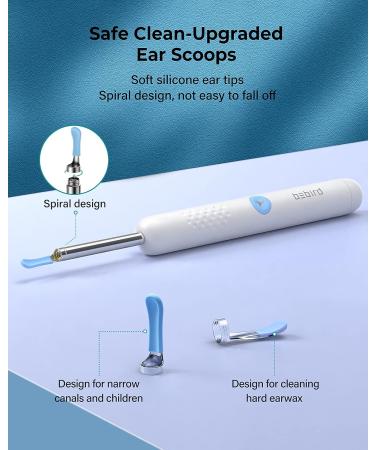 BEBIRD R1 Ear Wax Removal Tool with 1080P Ear Camera - Ear Cleaner Kit for Earwax Removal - Includes 2 Silicone Ear Scoops and 6 LED Light Ear Pick - Buy Online on GoSupps.com