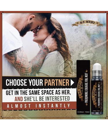 Ink Scribd Pheromone Cologne For Men - 10ml Concentrated Oil Based Cologne | Infused with Pheromones to Attract Women - Buy Online on GoSupps.com