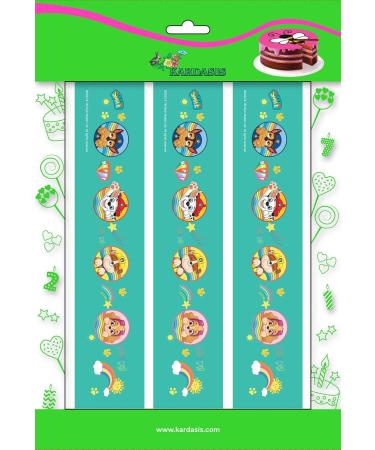 Cardasis Paw Patrol Cake Decoration Set | 20cm + 3 Volume + 4 Figures | Perfect for PAW Patrol Birthday Parties | International Shipping Available - Buy Online on GoSupps.com