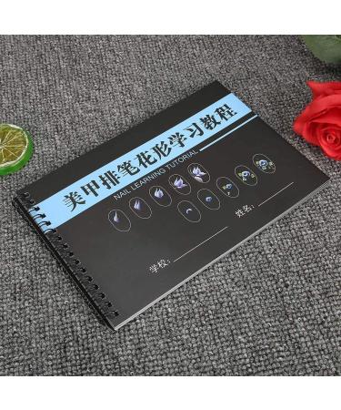 Nail Art Practice Template Learning Book Manicure Drawing Painting Exercise Tool with A Variety of Patterns for Beginners (Paibihua) - Buy Online on GoSupps.com
