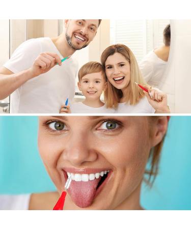 150 Interdental Brush Toothpicks - Multi-Color Dental Cleaning Tools for Effective Oral Hygiene - Buy Online on GoSupps.com