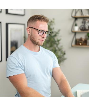 Glasses of Switzerland Blue Light Blocking Glasses - Rectangular Black TR1805-1 | Computer Glasses for Men and Women - Buy Online on GoSupps.com