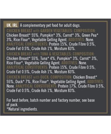 Encore Natural Wet Dog Food Pouches Finest Chicken Selection in Jelly 5x100g Pouches Chicken Finest Selection in Jelly 100 g (Pack of 5) - Buy Online on GoSupps.com