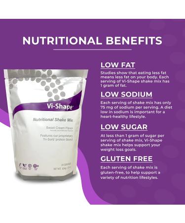 ViSalus Vi-Shape Sweet Cream Shake Mix 22oz - 24 Servings | Nutritional Meal Replacement - Buy Online on GoSupps.com