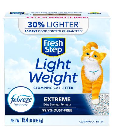 Fresh Step Lightweight Clumping Cat Litter 15.4 lbs Lightweight - Extreme Scent
