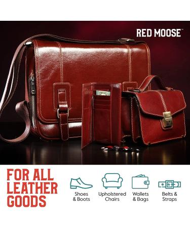 Premium USA-Made Red Moose Black Boot and Shoe Cream Polish - Buy Online on GoSupps.com