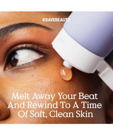 KraveBeauty Double Cleanse Duo Makeup Re-Wined + Matcha Hemp Cleanser Gentle Makeup Remover & Hydrating Cleanser Hydrates and Preps Skin Vegan & Cruelty Free 3.38 fl oz 4.05 fl oz - Buy Online on GoSupps.com