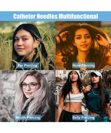 Judero Catheter Piercing Needles - Mixed 50pcs for Ear Nose Lip Tongue Belly Navel Nipple Cartilage Piercing Kit - Buy Online on GoSupps.com