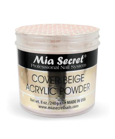 Mia Secret Cover Beige Acrylic Powder - 8 oz | Professional Grade - Buy Online on GoSupps.com