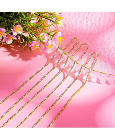 2 Rolls Crystal Rhinestone Close Chain Trim for Crafts, Sewing, DIY Jewelry - 10 Yards - Silver/Gold 2MM - Buy Online on GoSupps.com