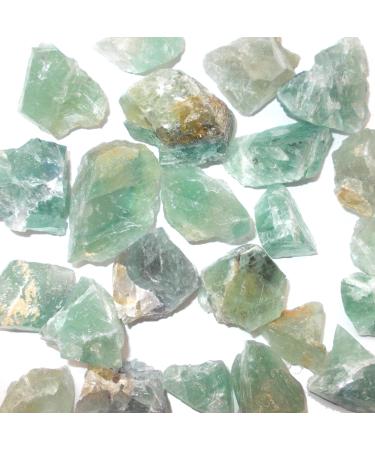 1 x Rough Raw Stone Crystal Mineral Specimen 30mm 20g (Green Fluorite)