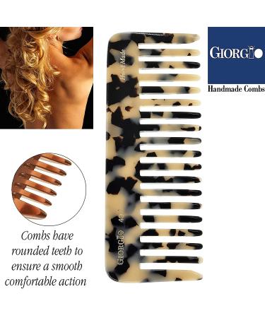 Giorgio G49WT Large Hair Detangling Comb - Wide Teeth for Thick Curly Wavy Hair - Buy Online on GoSupps.com