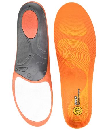 Sidas 3 Feet High Arch Insoles - Small/Orange
