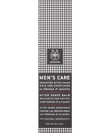 APIVITA Men's Care After Shave Balm 100ml - Soothing Hypericum & Propolis for Healthy Skin - Buy Online on GoSupps.com