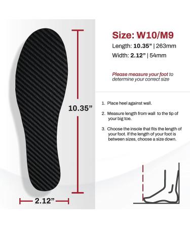 Thrive Orthopedics X-Glide Carbon Fiber Insole - 1-Piece Rigid Foot Plate | Advanced Lightweight Technology for Support & Recovery - Buy Online on GoSupps.com