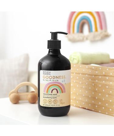 Baylis & Harding Goodness Kids Strawberry Swirl Natural Body Wash 500 ml (Pack of 15) - Vegan Friendly Strawberry Swirl Body Wash 500 ml (Pack of 15) - Buy Online on GoSupps.com