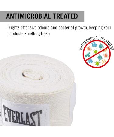 Everlast Professional Hand Wraps 120 Natural | Durable Boxing Wraps for Enhanced Protection - International Shipping Available - Buy Online on GoSupps.com