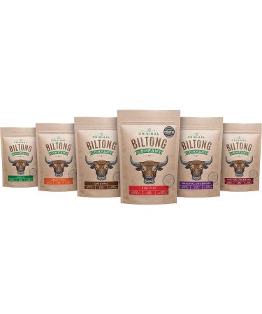 Piri Piri Biltong - High Protein Healthy Snack from British & Irish Beef | 250g Pack - The Original Biltong Company - Buy Online on GoSupps.com