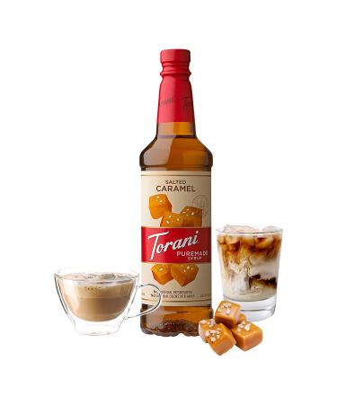 Torani Puremade Syrup - Salted Caramel 25.4 oz | Premium Quality Flavor Syrup - Buy Online on GoSupps.com