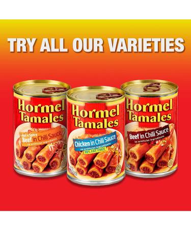 HORMEL Chicken Tamales - Authentic Canned Tamales - 15 Oz - Buy Online on GoSupps.com