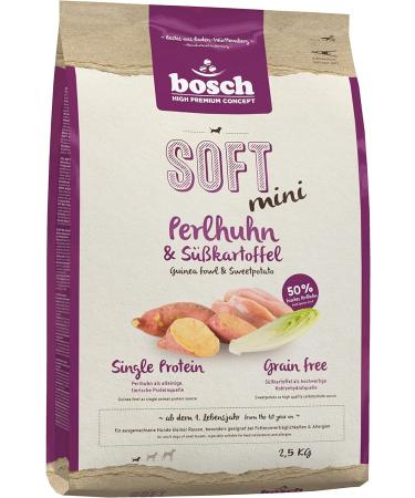 Buy Bosch HPC Soft Mini Perlhuhn & Sweet Potato + Chicken & Banana Bundle | Half-Moist Dog Food for Small Breeds | 2.5 kg Each | Best Quality International Shipping - Buy Online on GoSupps.com