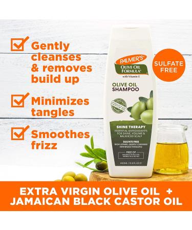 Palmers Olive Oil Smoothing Shampoo for Frizz-Prone Hair 13.5oz (Pack of 2) - Buy Online on GoSupps.com