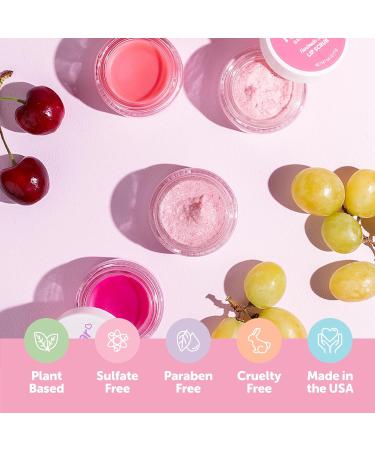 All Natural Vegan Strawberry Lip Scrub | Sugar Exfoliator & Lip Polish | Gentle Conditioning Lip Care Gift for Women & Girls - Buy Online on GoSupps.com