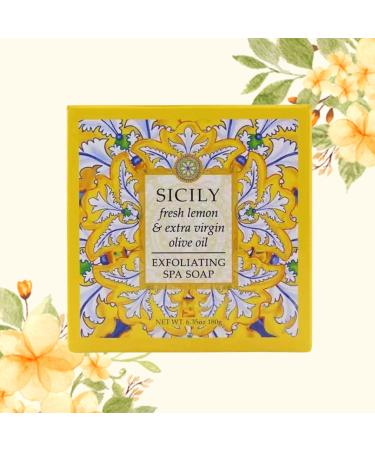 Shop Greenwich Bay Trading Sicily Collection - Luxury Vegetable Soap with Botanical Butters & Essential Oils 6.35 oz - International Shipping Available - Buy Online on GoSupps.com