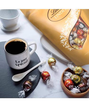 Lindt Chocolate Lindor Balls Mix 2kg Bag - 160 Assorted Milk White Dark & Hazelnut Pralines | Perfect Chocolate Gift | International Shipping Available - Buy Online on GoSupps.com