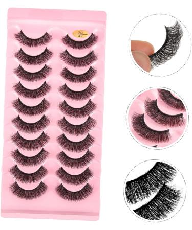 10 Pairs Fake Eyelashes False Lashes Natural Strip Lashes Lash Inserts Natural Eyelashes Women Lashes Natural Looking False Eyelashes Cat Scratching Post Dense 7d Fiber Russia - Buy Online on GoSupps.com