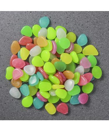 Homoyoyo 100pcs Artificiales Para Aquarium Glowing Pebble Decorate Luminous Stone Fish Tank As Shown Size 2 - Buy Online on GoSupps.com