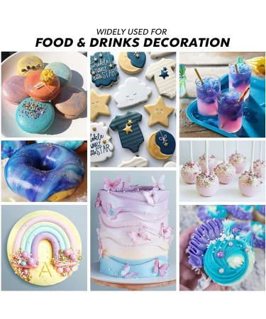 Edible Glitter 10 Colors Edible Glitter Set Nomeca 5 Gram Edible Glitter Lust Dust for Cakes Drinks & Beverages Food Grade Shimmer Powder for Baking Strawberries Cupcakes Cake Pops Vegan Gluten Nut Free(5g/Bottle) (L) - Buy Online on GoSupps.com