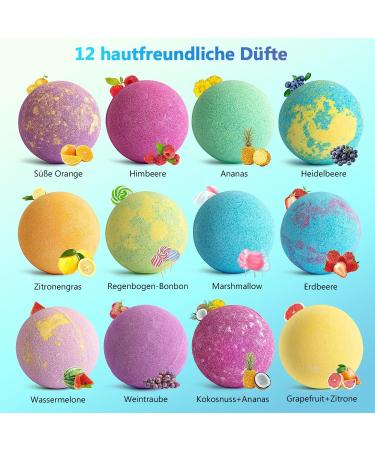 12-Pack Bathing Balls for Kids - Safe Organic Foam Bombs with Surprise Puppy Toys - Fun Natural Swimming Gift Set - Buy Online on GoSupps.com