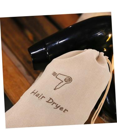 FOYTOKI Drawstring Bag Blow Dryer Canvas Travel Bag Hair Dryer Travel Case Hair Dryer Storage Bag Bags Linen - Buy Online on GoSupps.com