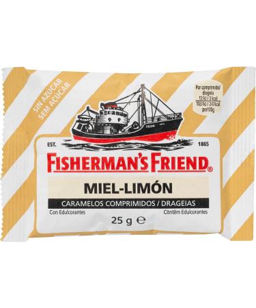 Box Fisherman's Friend Limon Honey 12 Boxes 25 GR - Buy Online on GoSupps.com