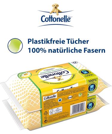 Buy Cottonelle Moist Toilet Paper - Nourishing Chamomile & Aloe Vera Biodegradable Plastic-Free Duo Pack (6x84 Wipes) | International Shipping Available - Buy Online on GoSupps.com