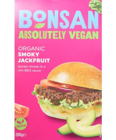 Bonsan Organic Vegan Smoky Jackfruit Shreds 200 g
