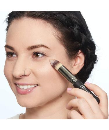 IT Cosmetics Heavenly Luxe Pointed Precision Complexion Brush #11 - for Cream & Powder Makeup - Pro-Hygienic Bristles - Buy Online on GoSupps.com