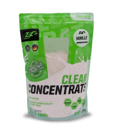 Zec+ Nutrition Clean Concentrate 1000 g Vanilla flavour Whey protein powder vanilla 1 kg (1 pack)