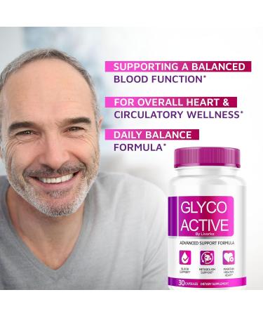 (2 Pack) Glyco Active Glyco Active Capsules Glyco Active Advanced Formula Glyco Active All Natural Formula Pills Glyco Active Capsulas Reviews 60 Capsules for 2 Months - Buy Online on GoSupps.com