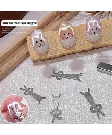 Aimant Ongles Forme Lapin Yeux de Chat Magn tique pour Manucure | Accessoires de Manucure Portables pour D butants Utiliser la Maison en Salon ou Studio - Buy Online on GoSupps.com