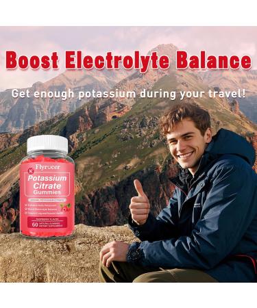 2 Pack Potassium Citrate Gummies for Adults Men & Women, Potassium Supplement for Support Leg Cramps, Muscle Health & Electrolyte Balance, Vegan, Raspberry Flavor, 120 Count Raspberry 60 Count (Pack of 2) - Buy Online on GoSupps.com