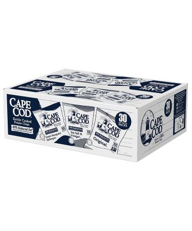 Cape Cod Potato Chips Reduced Fat Kettle Cooked Variety Pack - 30 Count - Buy Online on GoSupps.com